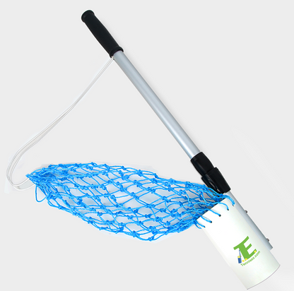 Efficient tennis ball retriever from TennisEZ, retractable design, for ease of use.